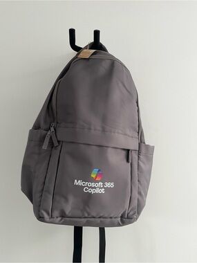 Recycled Plastic Everyday Backpack with Microsoft Logo